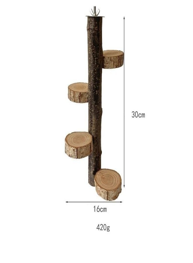 SS Organic® Natural Wood Bird Perch Stand, Hanging Multi Round Branch Perch for Cage, Parrots, Parakeets Cockatiels, Conures, Macaws, Love Birds, Finches Bird Toys - Image 5
